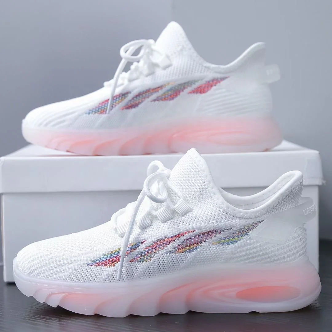 Wholesale Girls sport Shoes for Knit Casual shoes women Sneakers