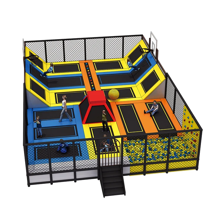 gymnastics fitness interactive kids soft play ball pits indoor playground bungee jumping trampoline