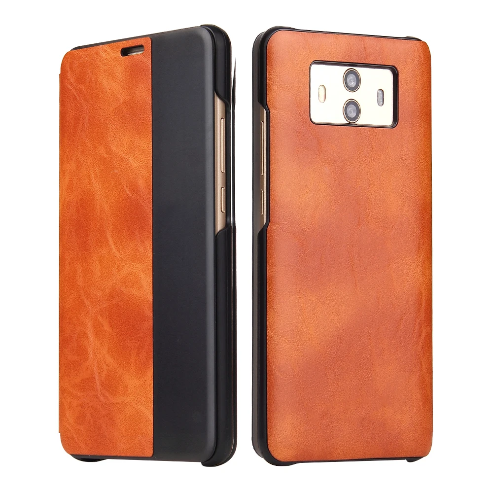 
For Huawei mate10/20/30/PRO Auto Sleep Wake Smart Window PU Leather ultra-thin cell Phone Case 