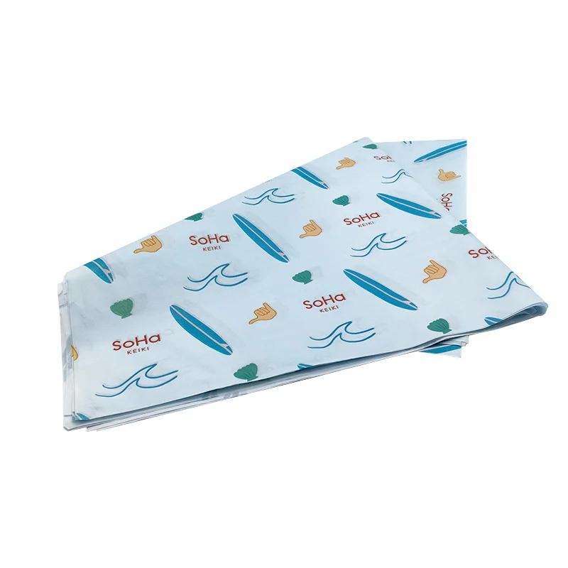 Qingdao Grease Proof Burger Wrapping Paper For Clothing Gift Packaging