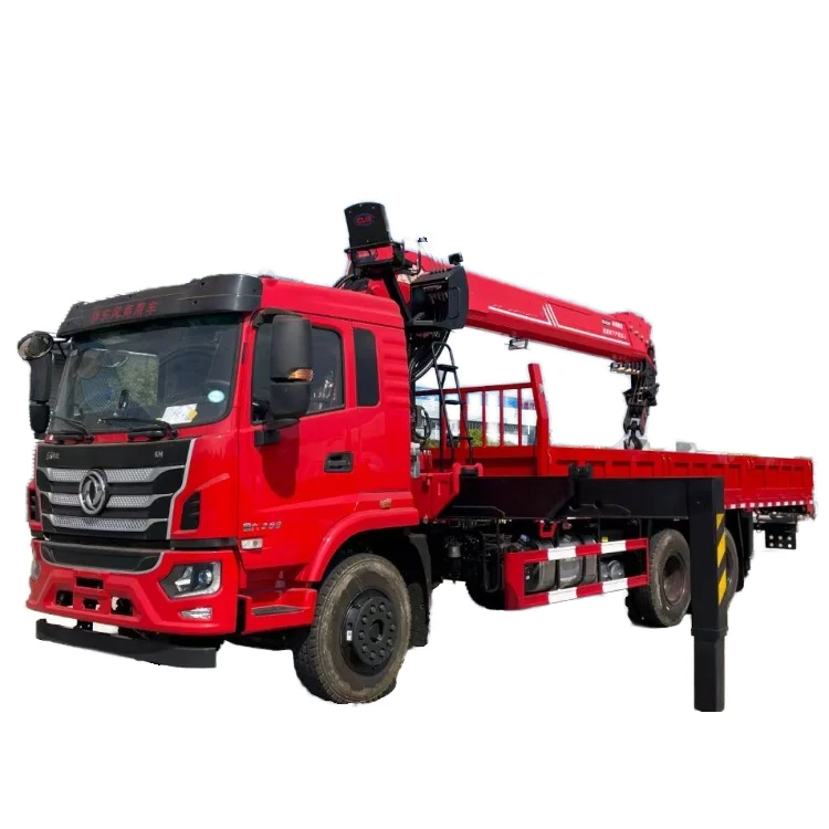 Dongfeng Jincheng High-Power 12 Ton On-Board Truck Crane