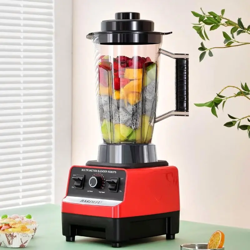 High Speed Commercial Mixeur Blender Machine 3 In 1 Silver Crest Juicer Blender and Grinder Electric Food Blender for Kitchen