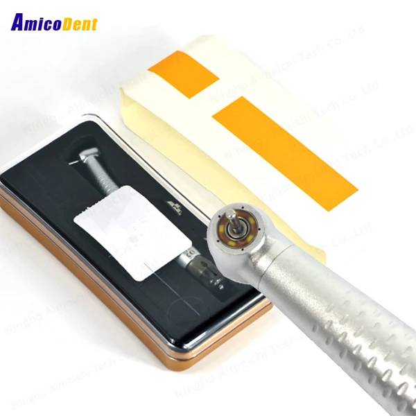 5 LED shadowless High Speed Handpiece with Torque Head ceramic bearing Dental fast air turbine with light