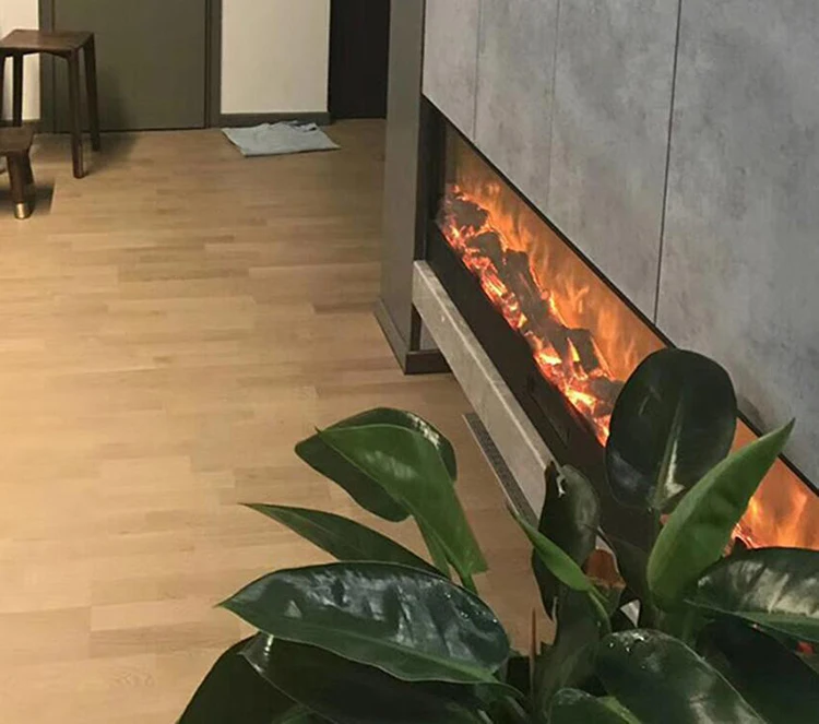 
Wholesale Built-in Decor Flame Luxury Embedded Remote control 3D LED Lights Eco-friendly Modern Electric Fireplace 