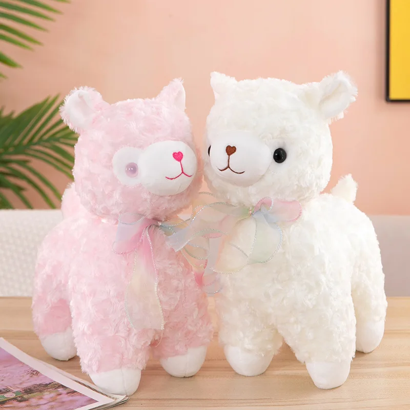 Cute New Unisex Alpaca Wool Toy Doll Creative Little Sheep with PP Cotton Filling Explosive God Animal Stuffed Toy