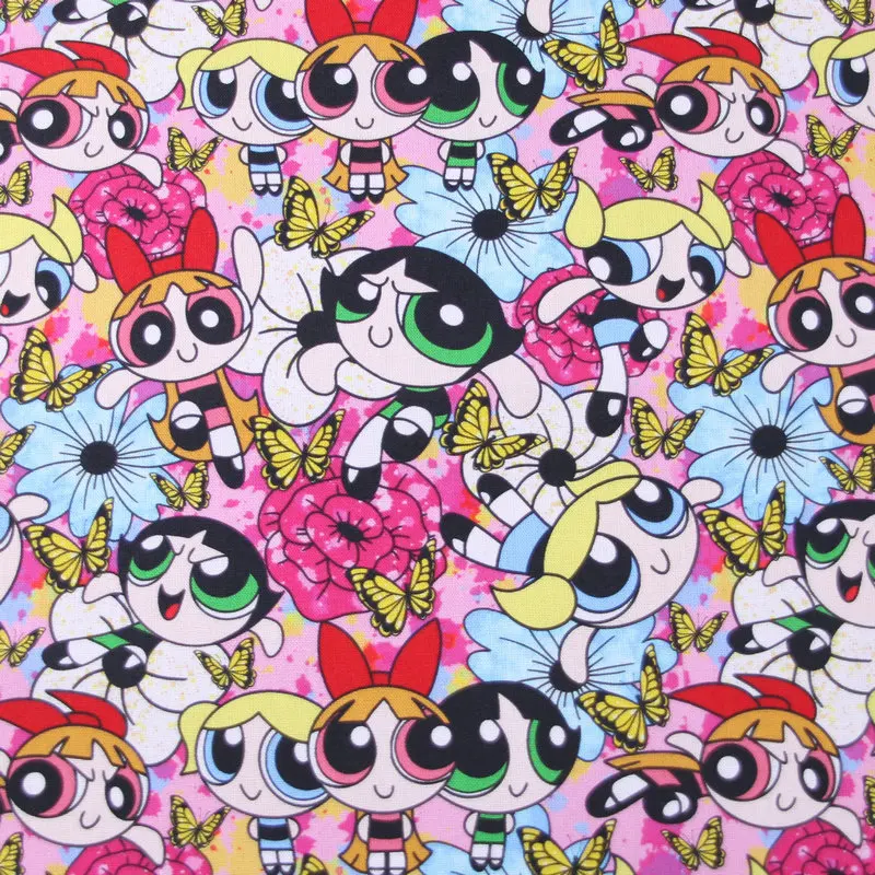 Digital Printing cartoon woven fabric Dress Clothing Tissu Coton 100% Cotton Fabric