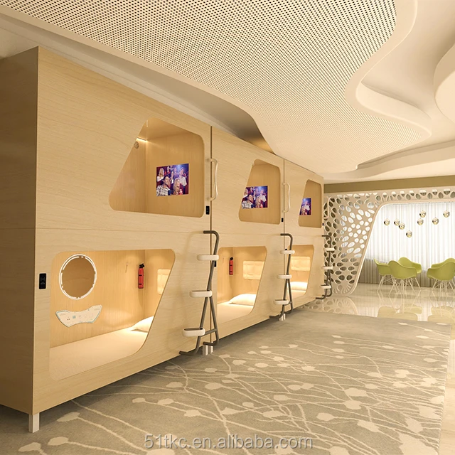 M-313 Environmental protection multilayer board wooden type vertical capsule bed from China factory