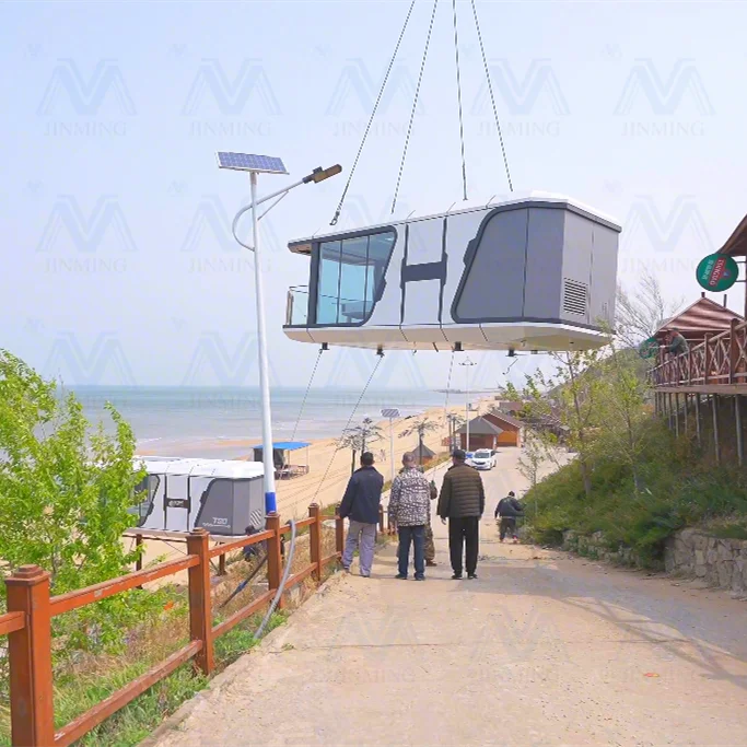 Mobile Modern Glamping Outdoor Portable hotel Resort Hotel capsule pod house