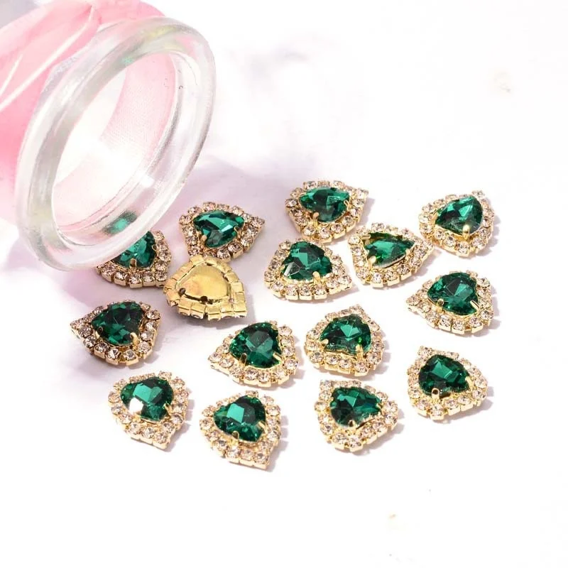 High Quality Heart Shaped Waterdrop Crystal Rhinestone Wholesale Tear Drop Glass Rhinestone For Dress Accessories