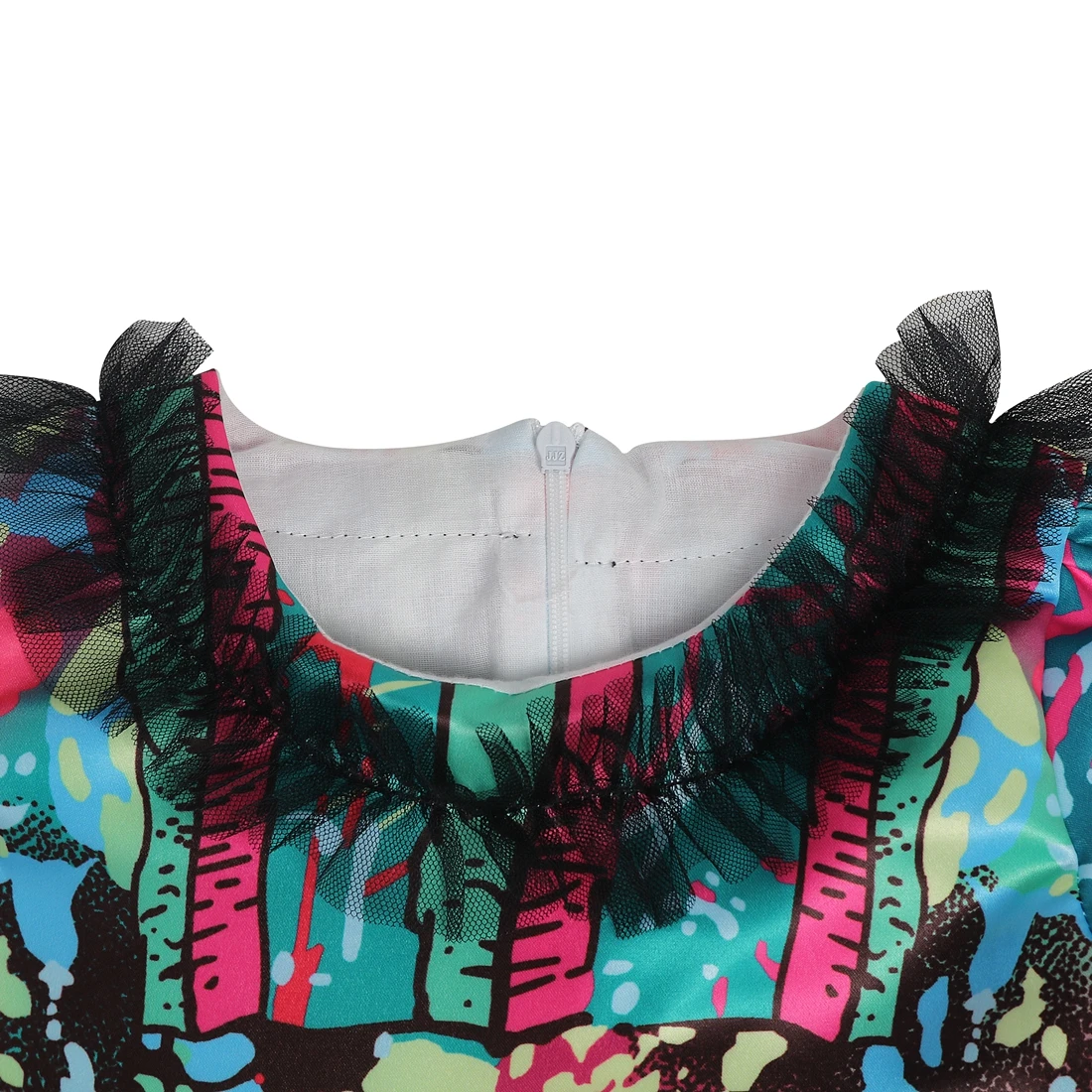 Summer kids children floral fancy dressup Halloween Christmas party costume 3-8 years girls