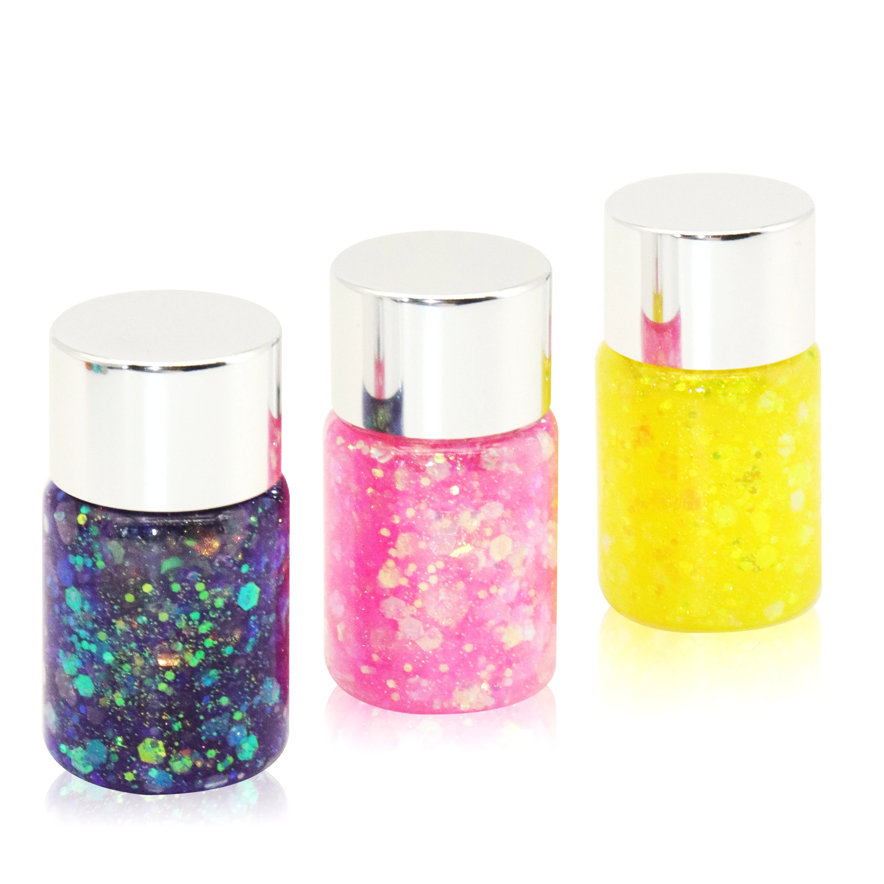High Quality Single Glitter Jelly Sparkle Cream High Pigment Metallic Luminous DIY Makeup Gel Eye Powder Form Wholesale No Logo