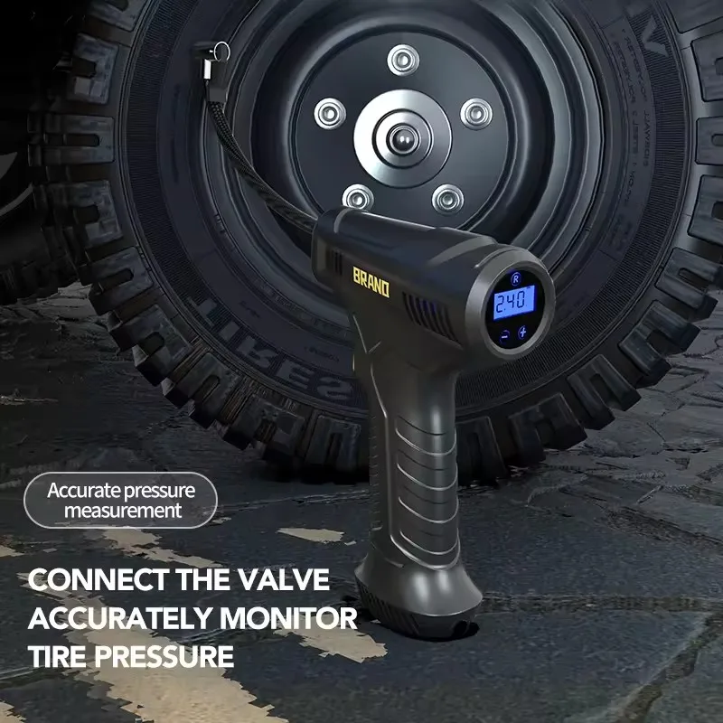 Automatic Car Tires Tyre Pump Bicycle Bike Car Air Compressor 12V Digital display wired/wireless Gun Portable Tire inflators