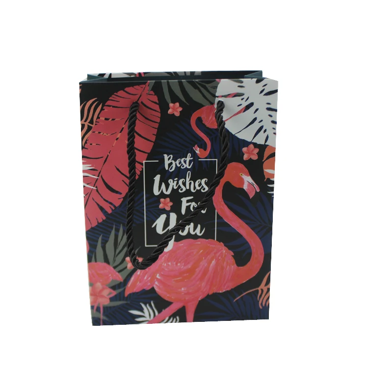 Wholesale Custom Personalised Patterned Rectangular Packaging Clothes Shopping Paper Bags For Shops Businesses