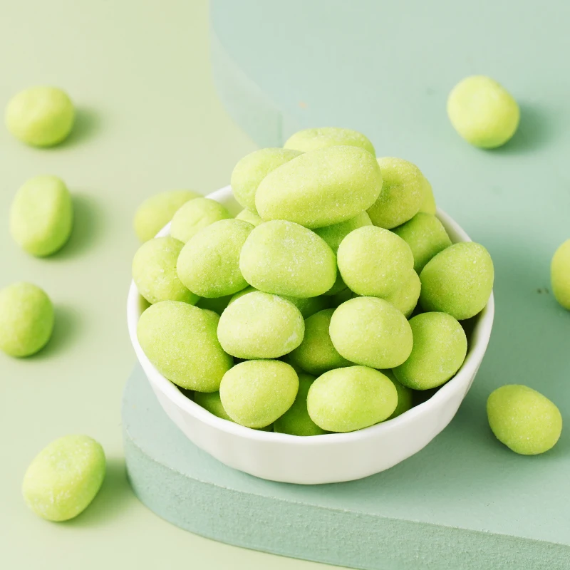 2 Linyi Chunwang Food Factory Roasted Wasabi  Coated Peanuts Snacks