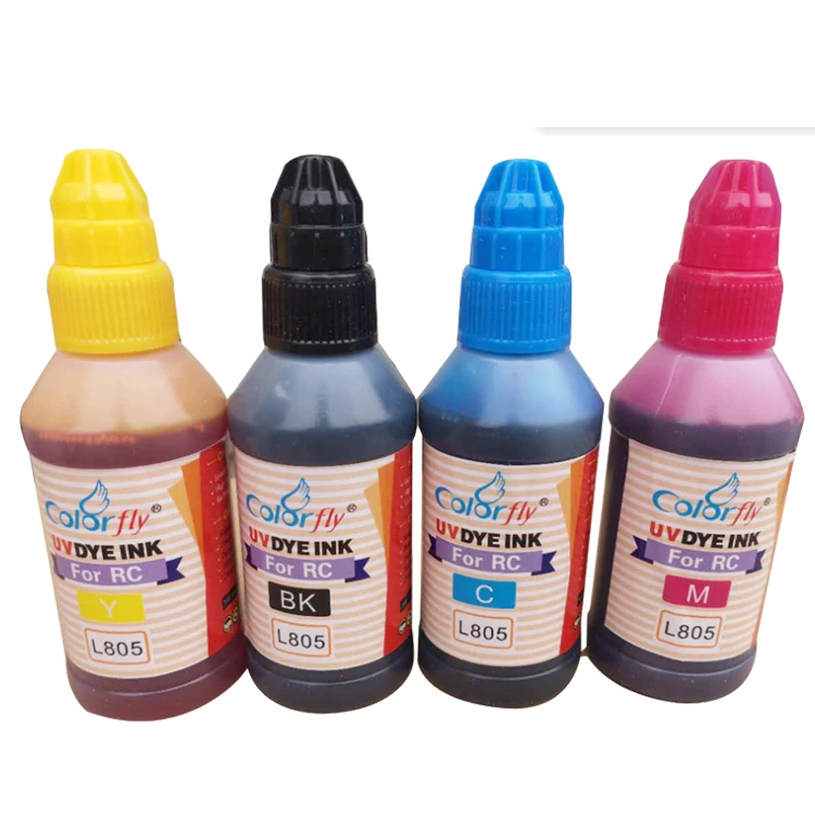 uv Dye ink  ultraviolet dye inks are suitable for sunscreen and light-resistant dye inks of EP printers