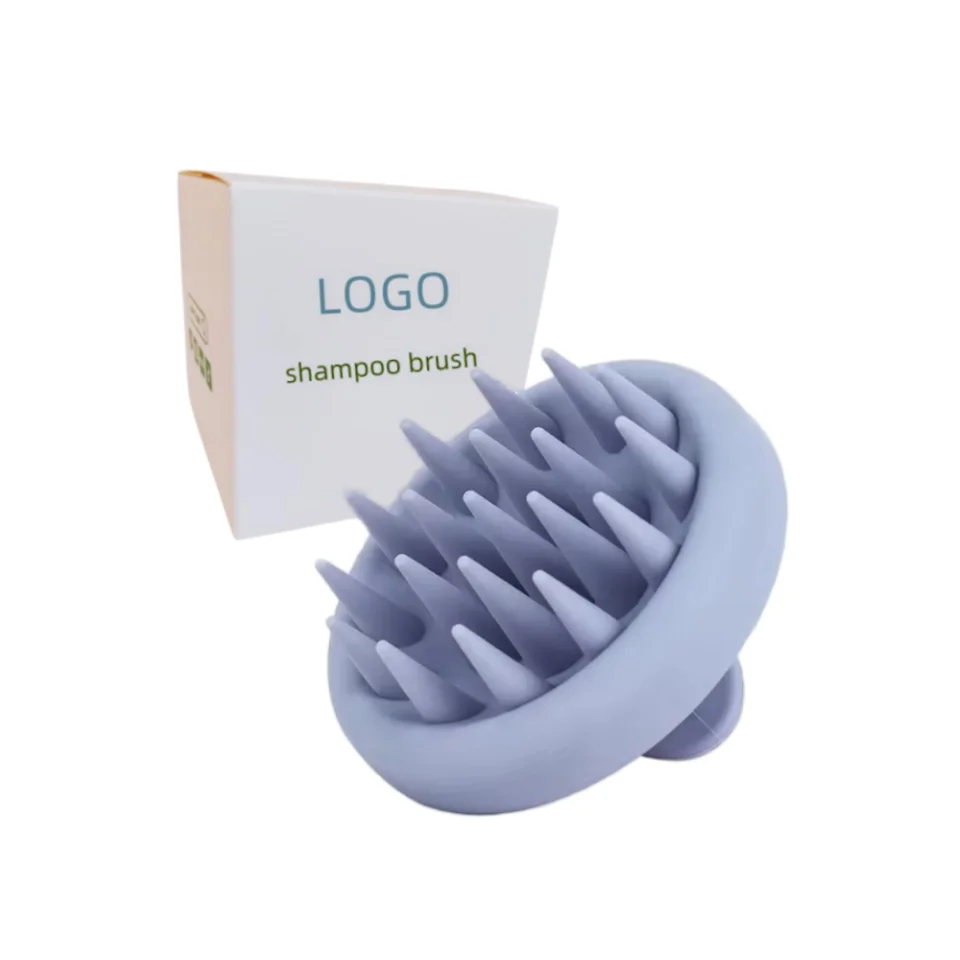 TPR Shampoo Head Massager Scalp Massage Brush For Dandruff Hair Growth