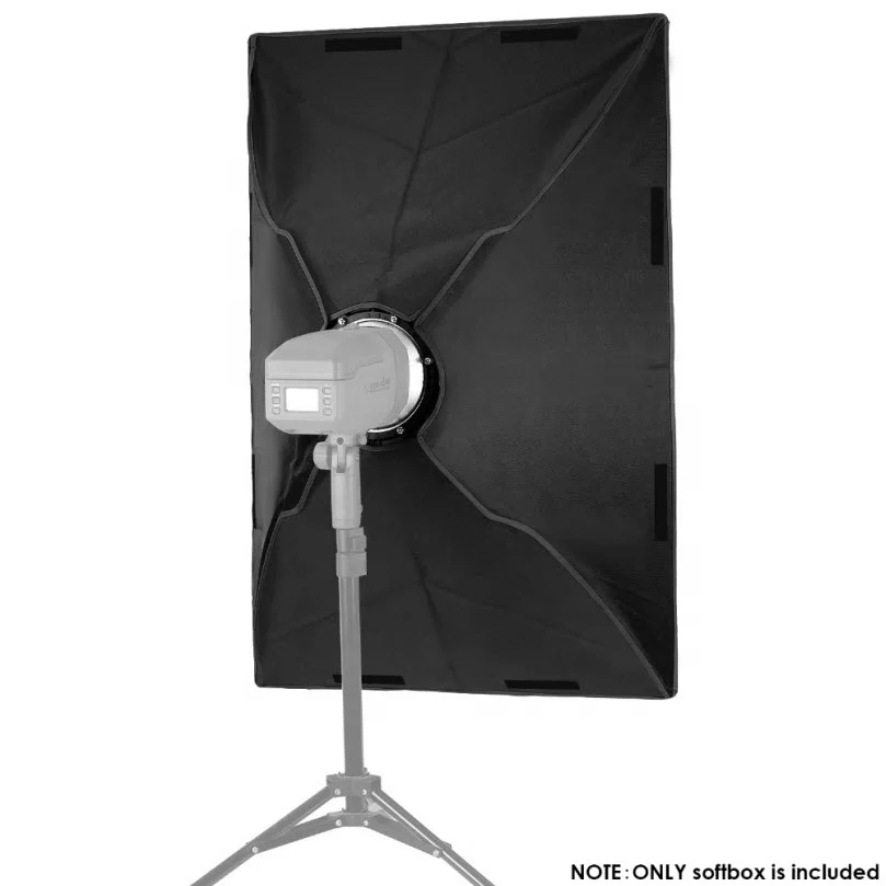 Takenoken Photo Studio Accessories Camera Photography Box Portable Rectangular Softbox with Bowens Mount 60X90cm for Flash