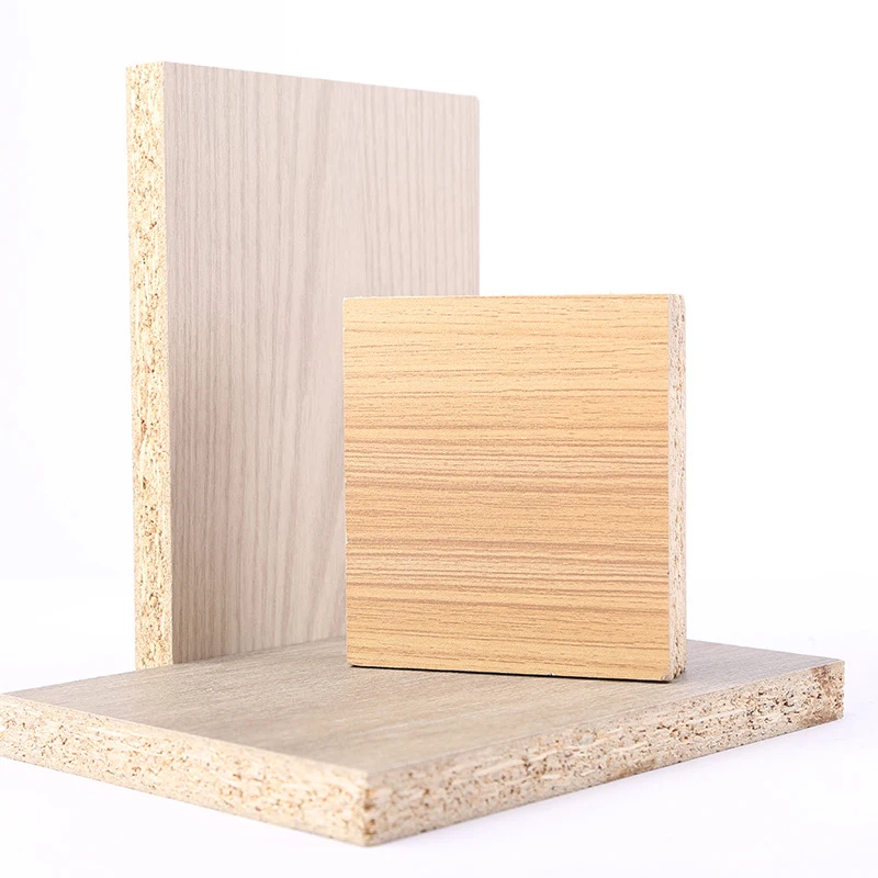 high quality 18mm white high gloss melamine Particle board melamine chipboard panel for sale