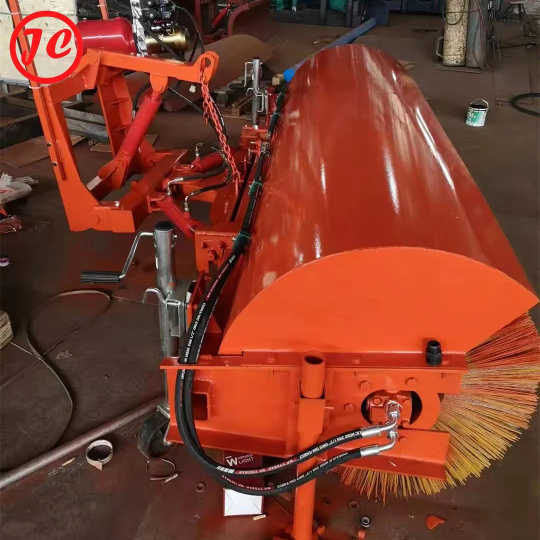 Skid Steer Loader Sweeping Angle Broom for Cleaning Road Snow