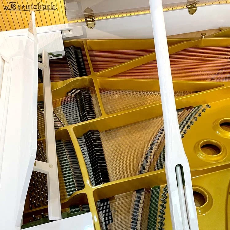 KU-160 White 88 Keys Mechanical Grand Acoustic Piano