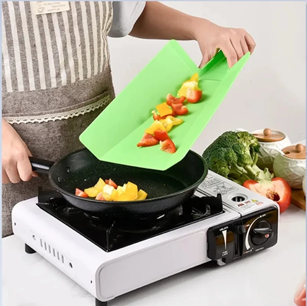 Multi-functional Kitchen New Design Plastic Folding Foldable Collapsible Chopping Board Block Cutting Board With Handle