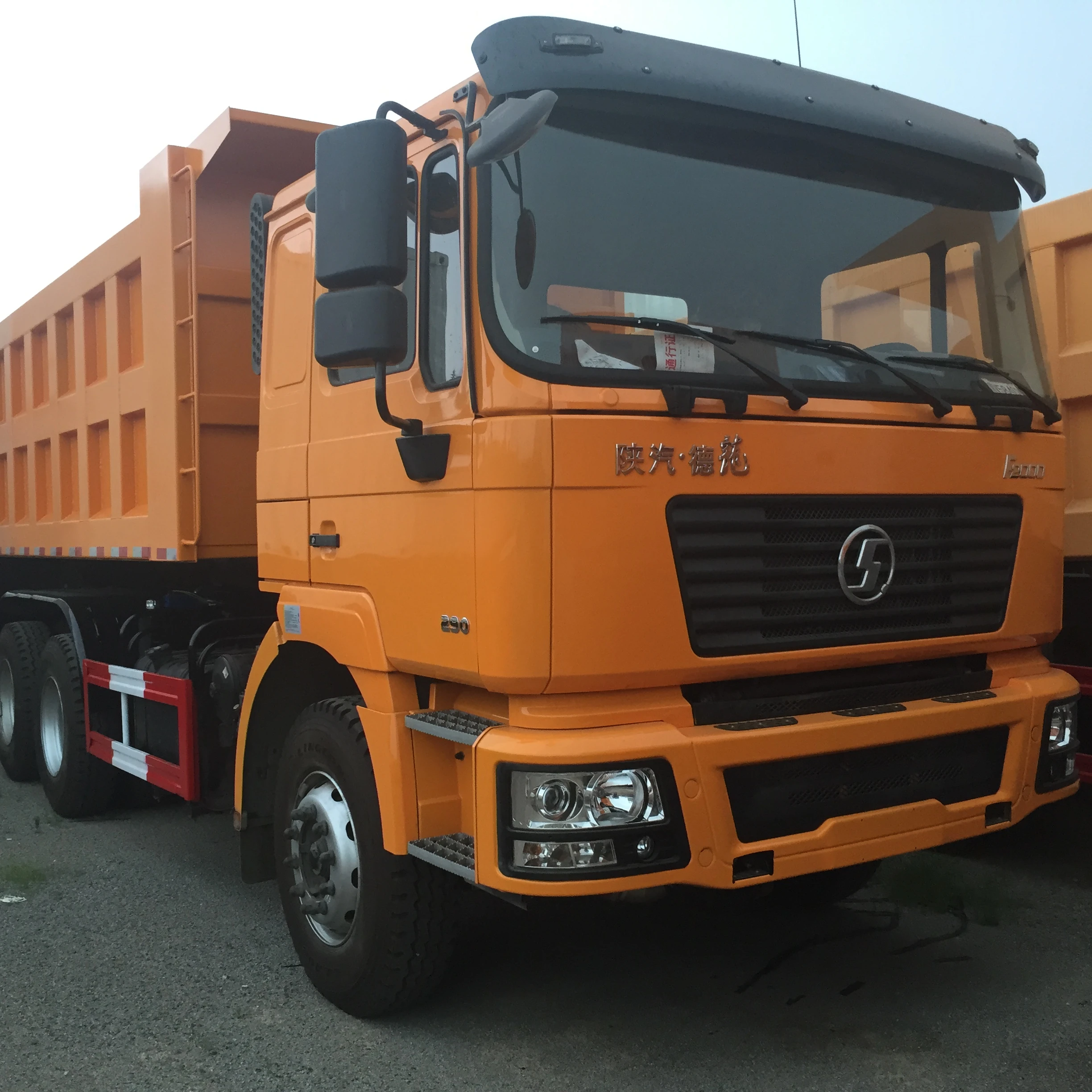 Algeria Shacman F2000 6x4 Tipper Dump Truck Weichai Engine Fast Gear Left drive for sale
