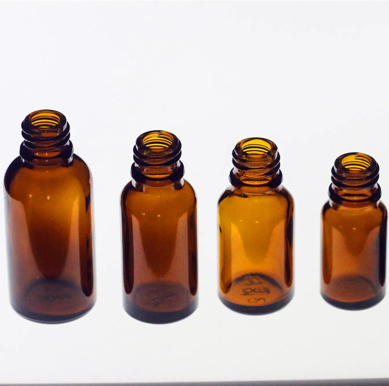 Medical Use 30ML 50ML 60ML 100ML Oral Liquid Amber Glass Syrup Bottle With Aluminum Cap