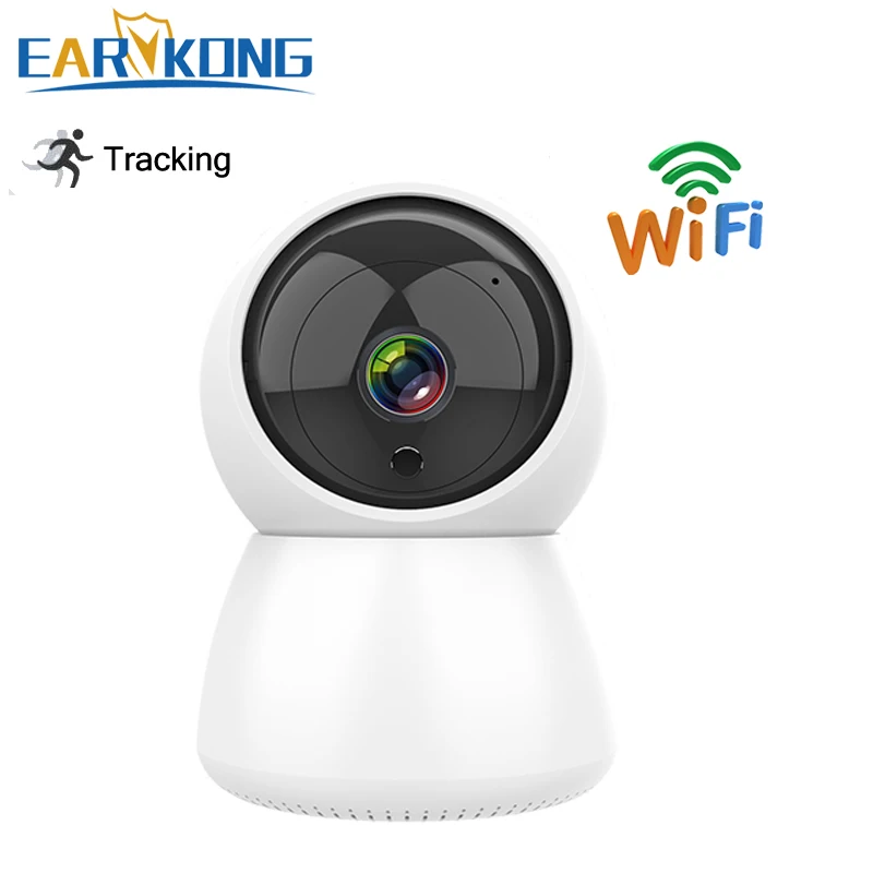 Tuya APP Smart White Color Hd Wifi Small Night Vision Camera 2.4G Wireless Cctv Camera Indoor WiFi Security Camera Smart