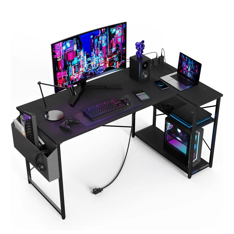 Небольшие розетки Реверсивные полки письменный стол для учебы дома офиса спальни гостиной игровой угловой компьютерный