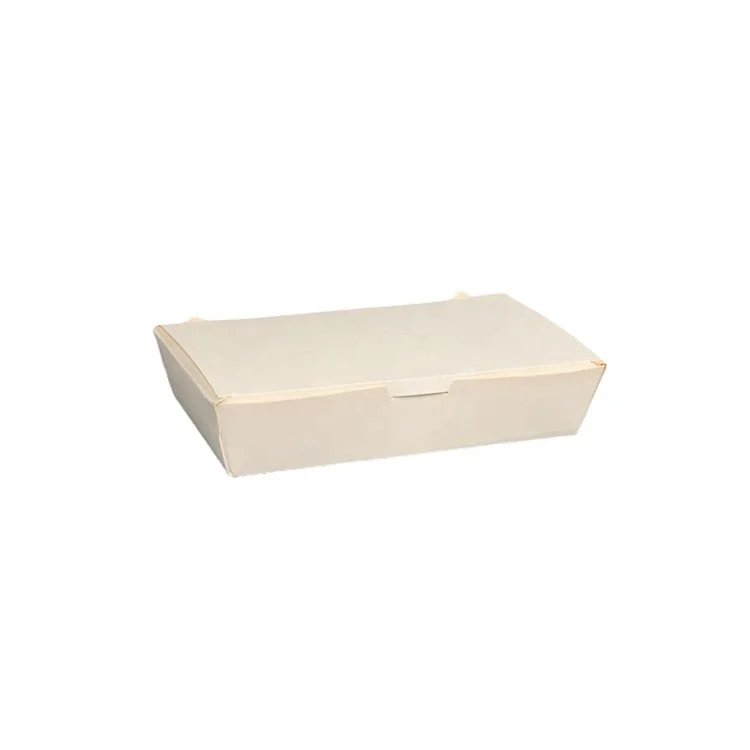 waterproof and oil-proof packaging box white cardboard fried chicken box with printed logo disposable paper box