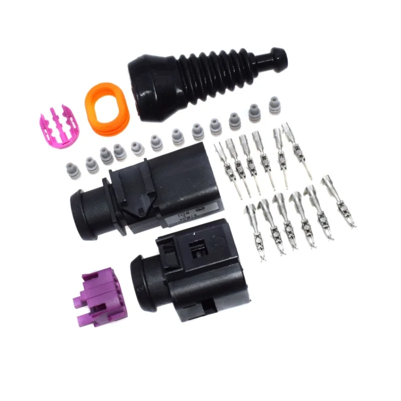 Cooling Fan Control Module Pigtail Connector 6 Pin Fit For Audi VW 1J0973713 1J0 973 713 wire harness pigtail