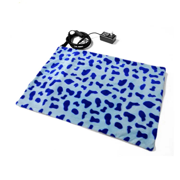 Adjustable Dog Bed Warmer Electric Blanket with Chew Resistant Steel Cord Pet Heating Pad