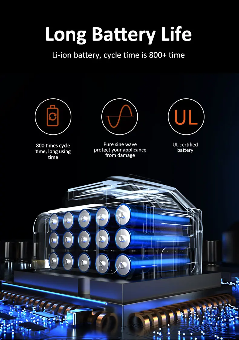 Wholesale Price 1000W Power Storage Battery All In One Charger  Solar generator  Backup Portable Solar Generator