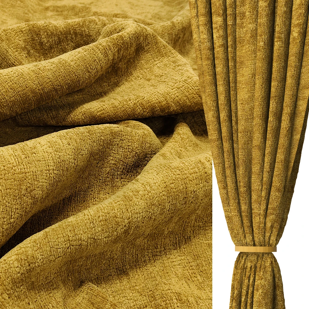 Sheer blackout curtain fabric roll textiles 540gsm 100% Polyester home textile 145cm customization design free sample