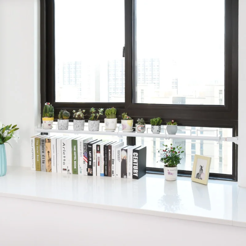 Household Storage And Organizing Supplies Retractable Plastic Kitchen Shelf Dividers Bathroom Wall Shelves
