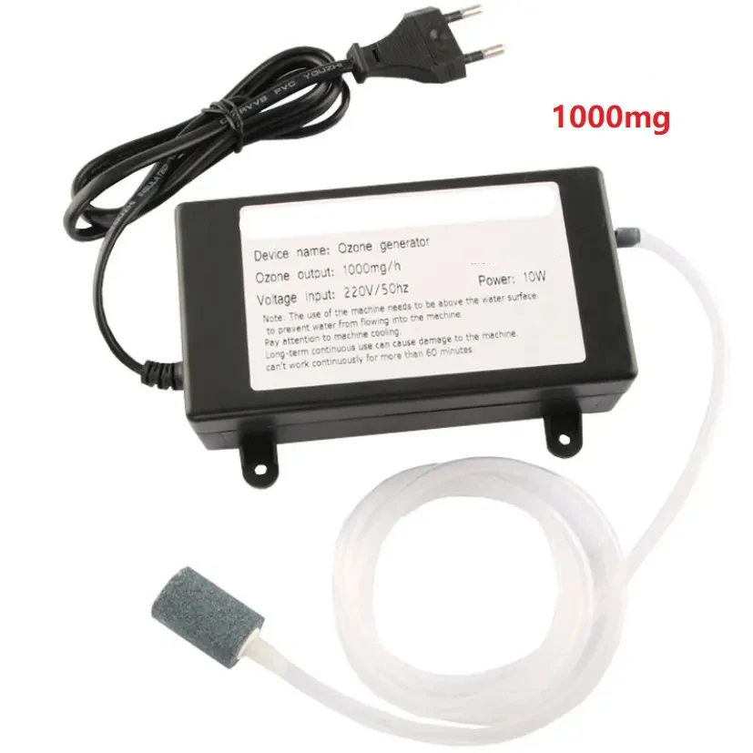 220v 110v 1000mg Multifunctional Personal Home Portable Ozone Generator for water purification ozone generator