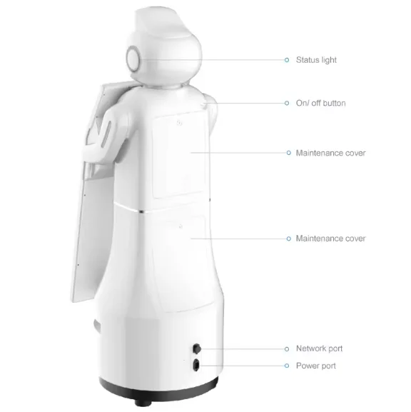 2024 Hot Sale Shopping mall welcome and reception robots service robots and IA automatic welcome robot