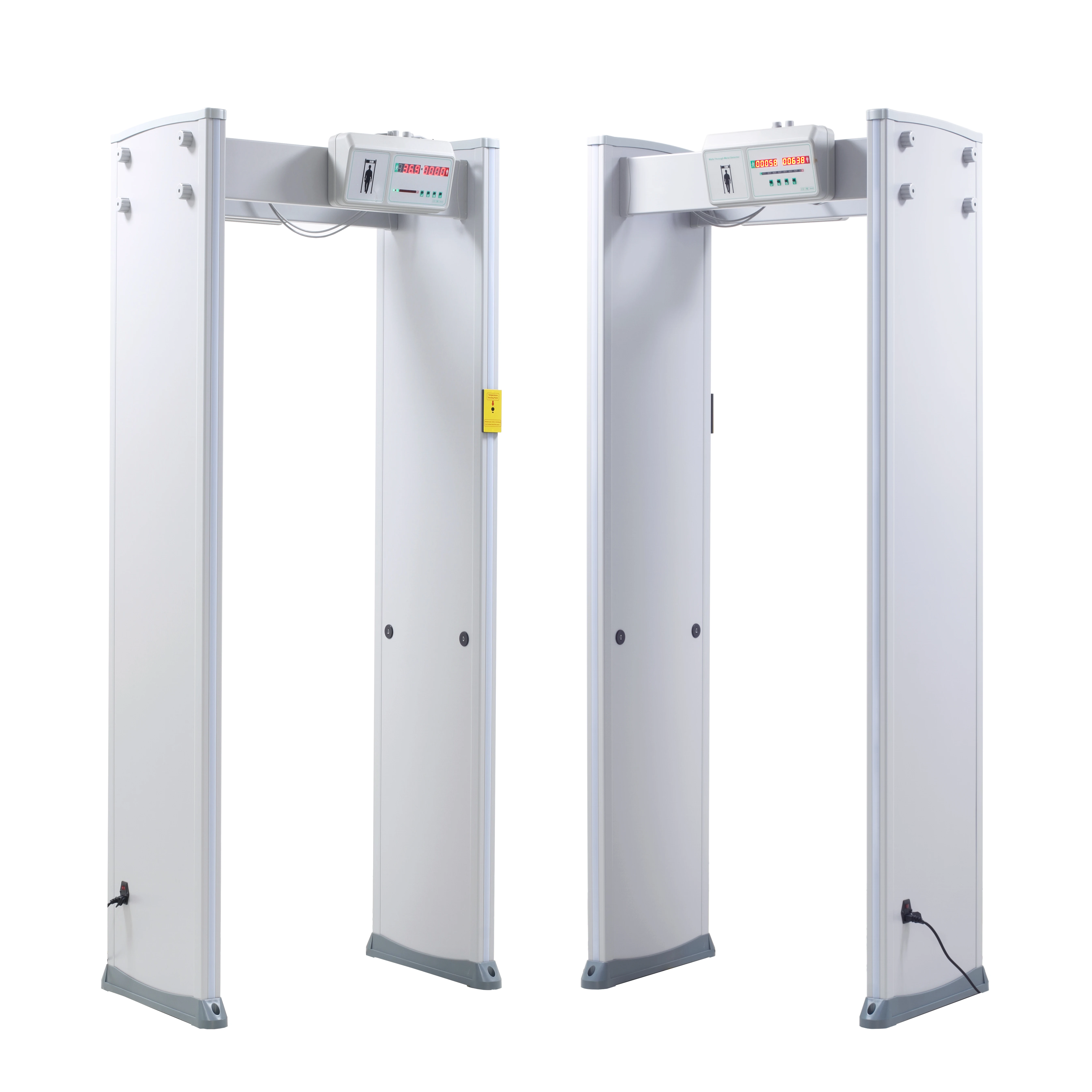 Safeagle Fever Intelligent Doors Walk Through Metal Detector Body Temperature Measurement Scanner Thermal Camera Gate