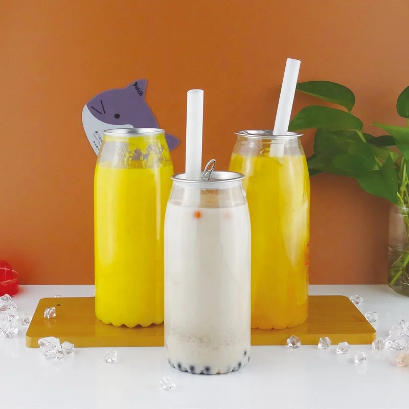 Easy Open Can Plastic Bottle For Soda Yogurt Bottle 500ml, 520ml, 600ml,650ml,1000ml