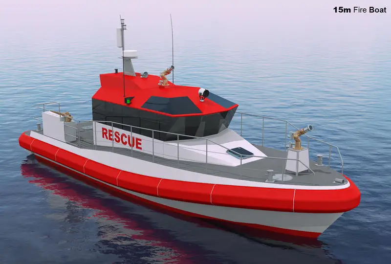 Grandsea 15m Aluminium Fire Fighting Boat/ Fire Boat / Fire and Rescue Boat for sale