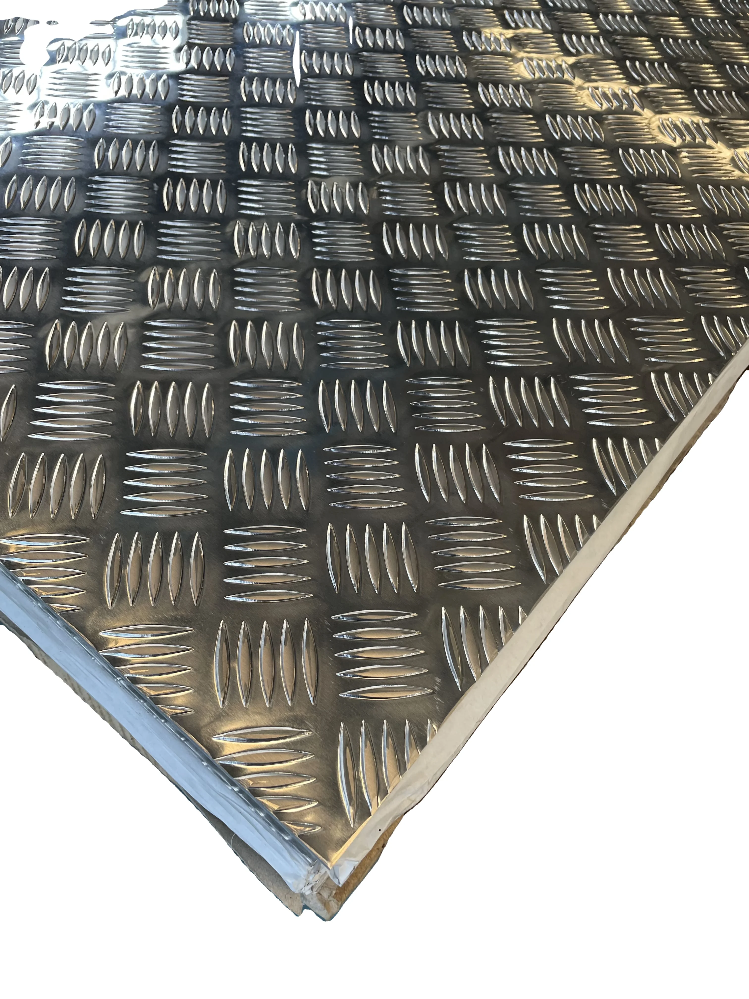 Diamond Aluminum Checkered Plate 1050 1100 3003 5052 1.5mm  0.6mm   Embossed Aluminum Sheet