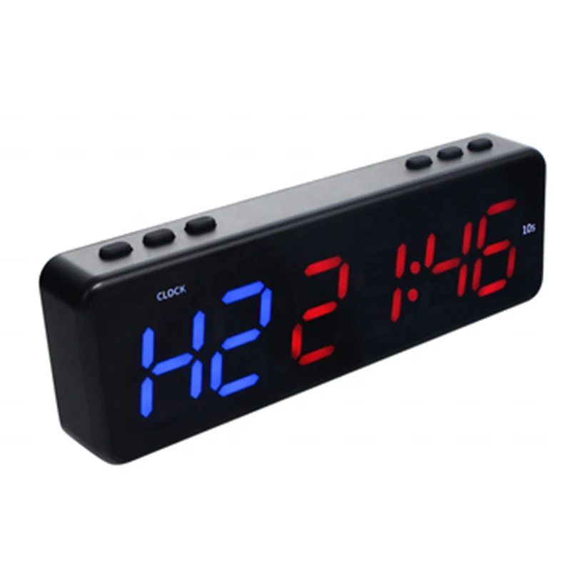 Wholesale Customized Mini Customize LED Portable Workout Interval Gym Wall Timer Clock for Timing