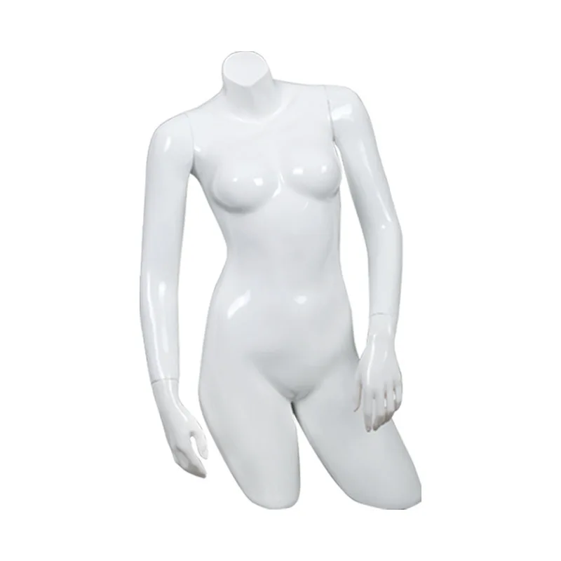 Factory Custom Wholesale White Fashion Woman Female Mannequin Torso Half Body Mannequin