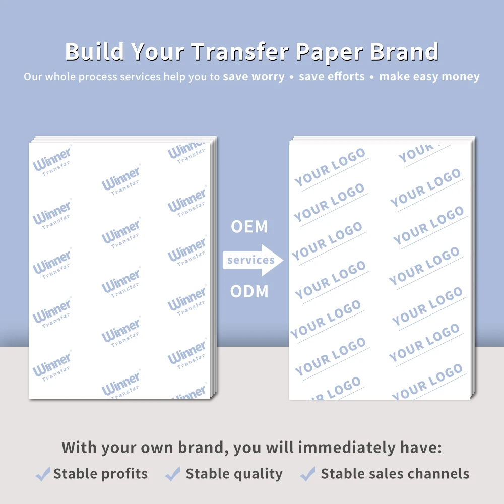 Professional manufacturer laser dark no cut transfer paper for T-shirts