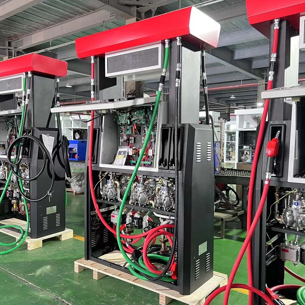 HIPECH 2 Products 2 Nozzles petrol fuel dispenser pumps  for Gas Station