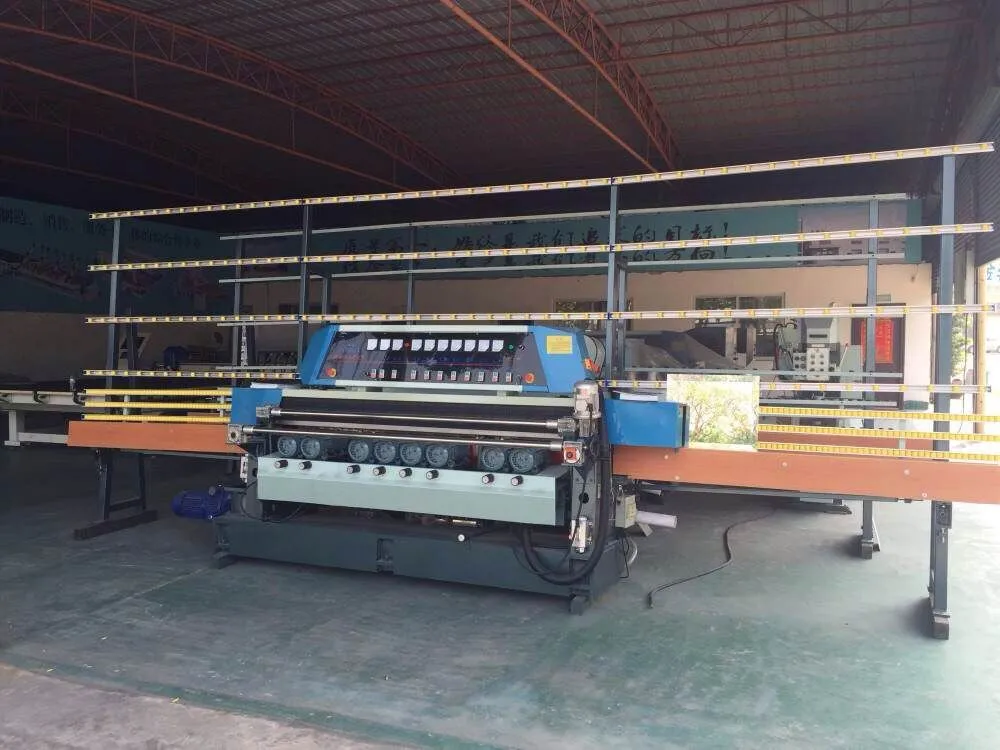 Vertical 9 Heads Automatic Glass Beveling Machine