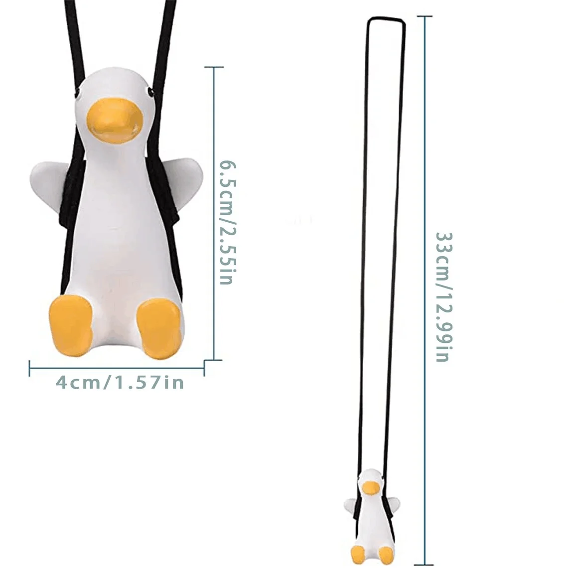 Маленькая утка украшение для автомобиля маленькая чувак просто Качается в вашем автомобиле рождественский подарок