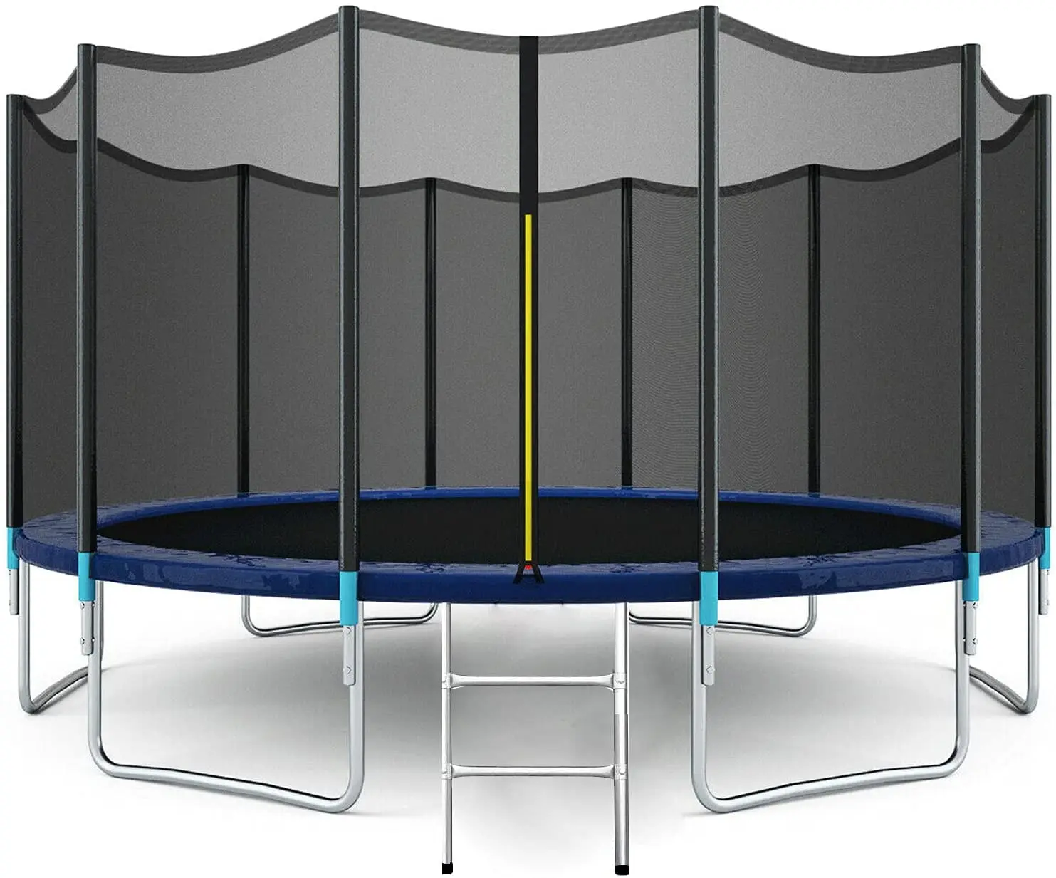 Factory sale beautiful large trampoline with net that can be customized in size