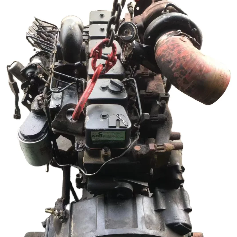 
 Двигатель для грузовика 6BT, высококачественный дизельный топливный двигатель 6BT с коробкой передач с низким пробегом для продажи  