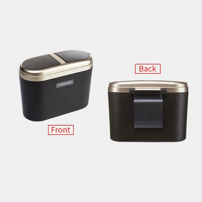 Home Cleaning Tools Trash Bin 0.8 L Mini Car Dust Kitchen Worktop Waste Bins Rubbish Trash Can Bucket